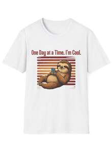 Un día a la hora Cool otro T1S1Hirt R Str1ipes, Relaxed Vibe. - Blanco - Ver 2