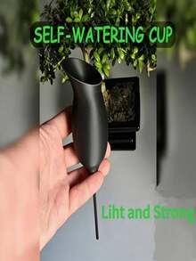 1个酒杯造型自动浇水器，室内盆栽植物浇水小工具，外观可爱精致，埋入土壤中缓慢浇水，有利于植物根系吸收水分，采用优质PLA材料，适用于阳台和室内园艺养护，自动渗灌设备 - A - 查看 5