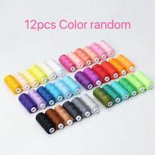 24pcs Multi-Purpose Sewing Thread Set, Polyester Sewing Threads Suitable For Beginners, Tailors, Hand Sewing And Machine Sewing, Ideal For Emergency, Travel, DIY And Household Use (Random Colors) - Multicolor - View 19
