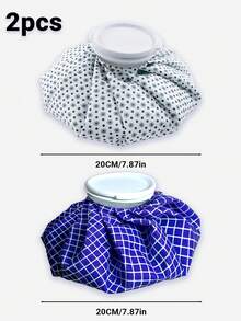 1/2 piezas Bolsa de hielo de tela reutilizable, bolsa de agua de uso diario y refrigeración de verano, diseño de boca ancha a prueba de fugas y fácil de llenar, multiusos para comodidad corporal - multicolor - Ver 16