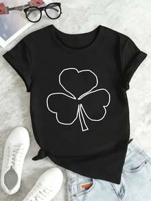 Women T-Shirts - Black - View 2