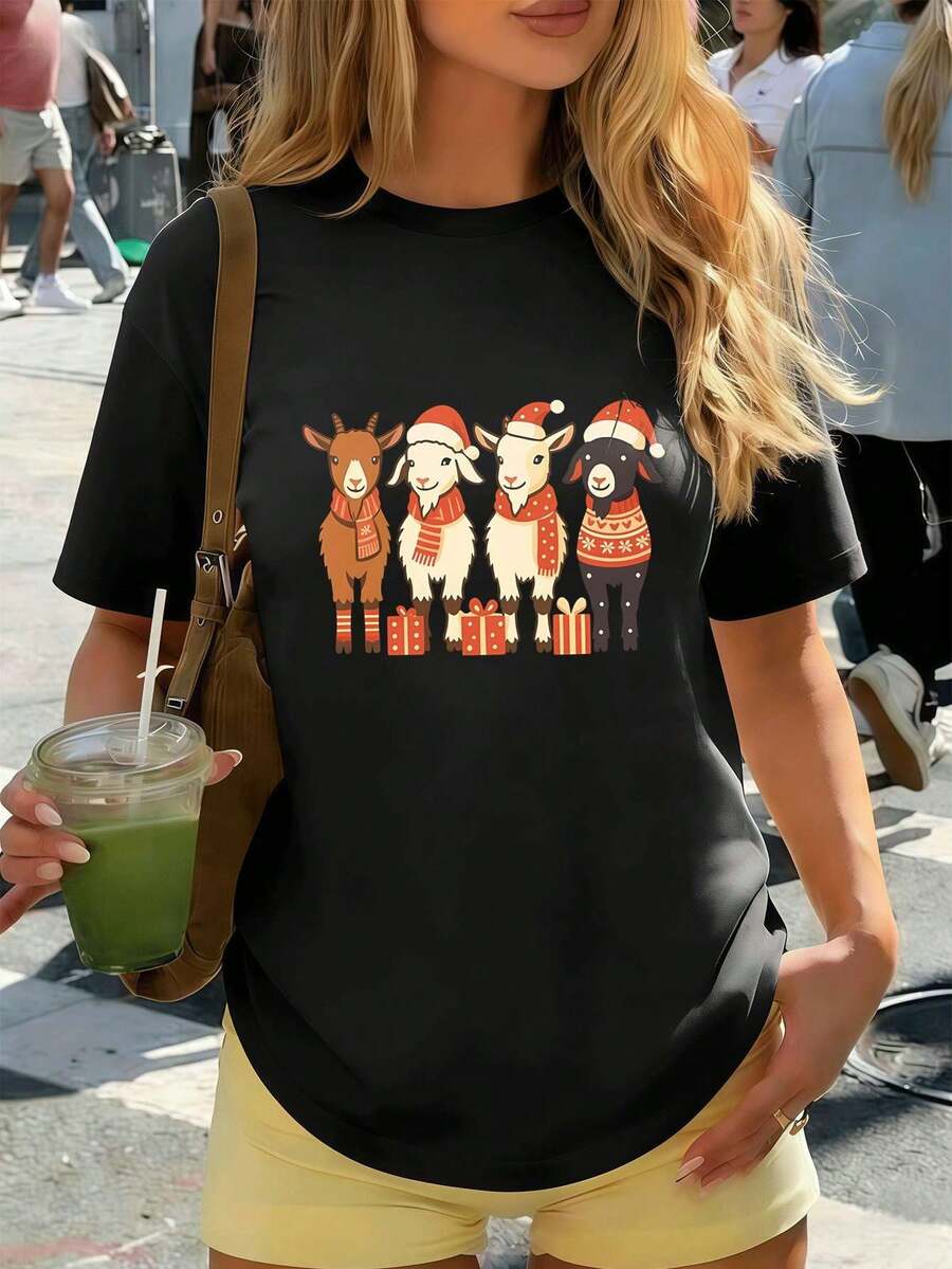 Women T-Shirts - Black - View 1