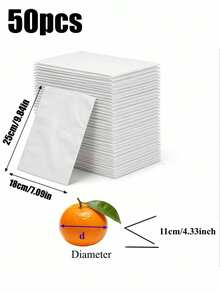 100pcs Water-Permeable And Breathable Insect-Proof Covers,1/10/50pcs Mesh Fruit Protection Bags, Concealed Drawstring, Fruit Mesh Bags, Suitable For Protecting Fruit Trees, Apples, Grapes, Birds, Pests, And Deer. A Summer Essential. - Multicolor - View 13