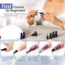 30PCS Gel Nail Polish Set, 26 Classic Colors Gel Polish Kit With Base Coat Glossy Matte And Glitter Top Coat Gel Nails Set All Seasons Collection Gift For Women - Cat Eye Collection - View 9
