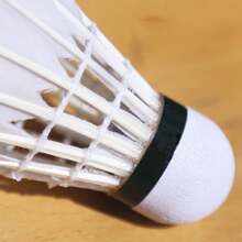 1 Tube 12 Shuttlecocks: Indoor/Outdoor Training, Composite Cork Base, Stable Wind-Resistant Flight, Steam Cured. Includes 6 Nylon Balls, Suitable For Home Entertainment. - Multicolor - View 6