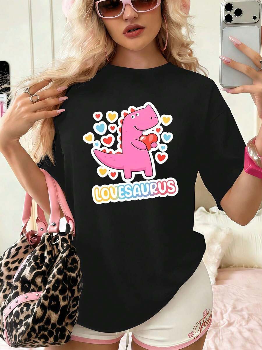 Women T-Shirts - Black - View 1