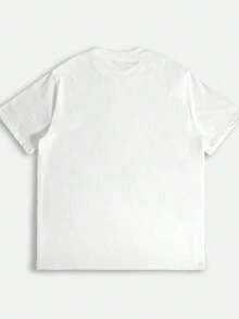 Camiseta de mujer sencilla y versátil, de algodón suave, decorada con un diseño de la bandera mexicana y un sombrero de cactus, es una opción ideal para amantes de los viajes, el Día de San Valentín, uso diario, vestidos de verano a la moda, atuendo casual, adecuada para todas las estaciones, ideal para fitness, estilo Y2K, cuello redondo, 100% algodón puro, tejido suave, camiseta de manga corta de algodón puro. - Blanco - Ver 2