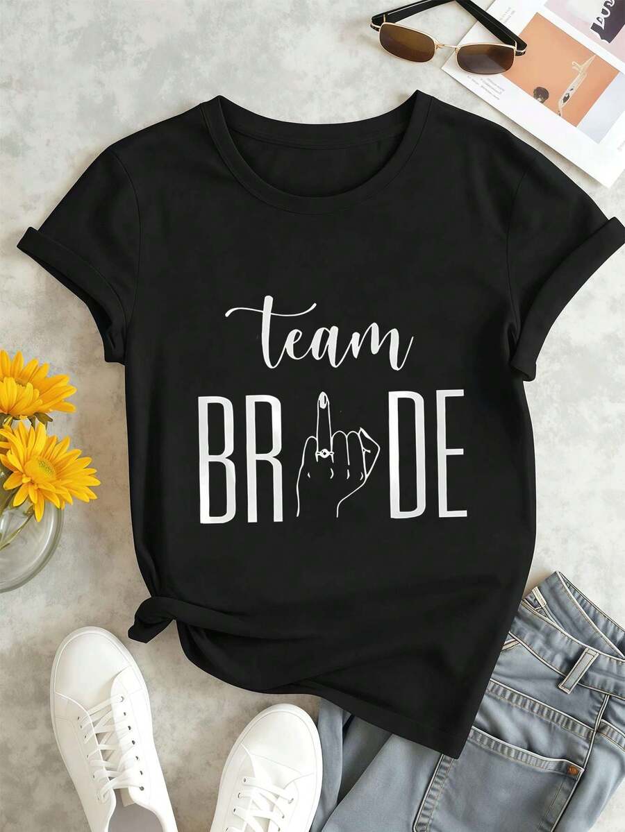 Women T-Shirts - Black - View 1