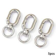 5 chiếc kẹp móc khóa kim loại, giá đỡ chìa khóa, móc tìm chìa khóa xe hơi, kẹp chìa khóa cho nam và nữ - Nhiều màu - Xem 11