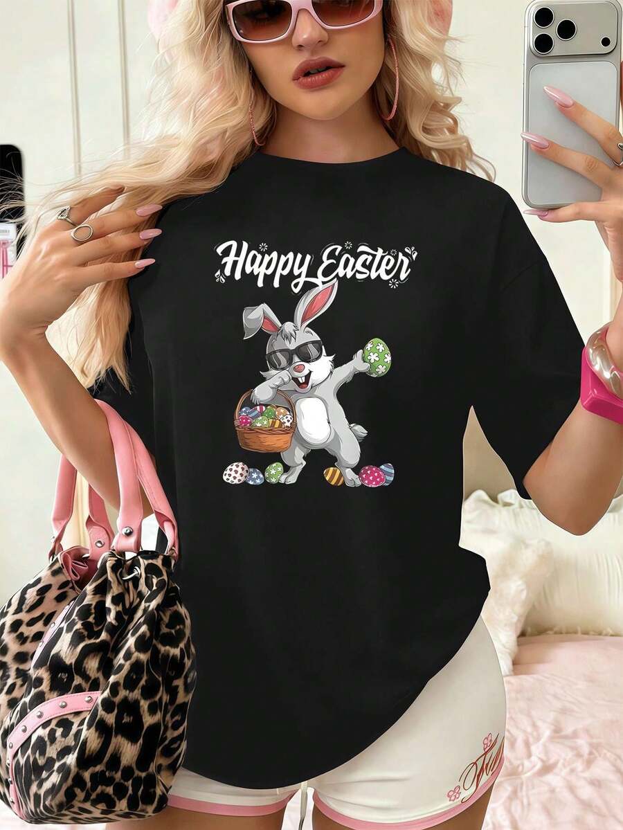 Women T-Shirts - Black - View 1
