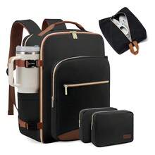 NEWHEY 40L Travel Backpack, Airline-Approved Carry-On, Includes 3 Packing Cubes, TSA Overnight Bag, Waterproof Personal Item Bag, Weekend Essentials Backpack, Suitable For 17-Inch Laptop - Multicolor - View 11