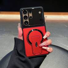 Ốp điện thoại đa năng với nam châm, giá đỡ và bảo vệ ống kính, tương thích với Samsung S26Ultra/S25ULTRA/S24ULTRA/S23ULTRA/S24/S25/S26 Galaxy A37 A36 A56 A57 S25FE A06 4G A16 A07 A17 - màu đen - Xem 10