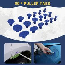90 Pcs Puller Tabs Paintless Dent Repair Tabs Glue Pulling Tabs Kit For Small Dent - Multicolor - Ver 9