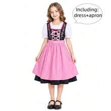 4-Color Beer Theme Dress For Girls, Children Party Performance Dress, School Activities, Festival Stage Show, Cute Costume - Multicolor - View 14
