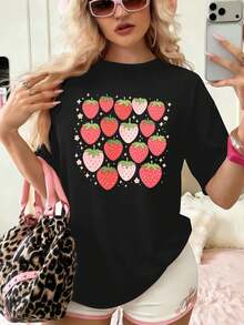 Women T-Shirts - Black - View 1