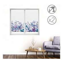 KIWI | Pack Of 2 Translucent Roller Blinds, Tool-Free Installation, Sizes From 40 To 90 Cm Wide And From 150 To 180 Cm High, Easyfix Drill-Free Installation, Available In 5 Models - Violet Purple - View 4