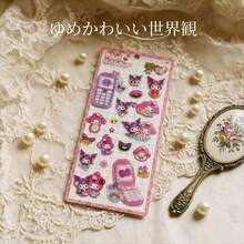 1/8 件套 3D 可爱动物贴纸，柔软舒适，手工 DIY，采用海绵和 PVC 材料制成。共有 4 种款式可选，包括泰迪熊和兔子。适用于贴纸簿、笔记本电脑、冰箱和 DIY 手机壳装饰。 - 彩色 - 查看 6