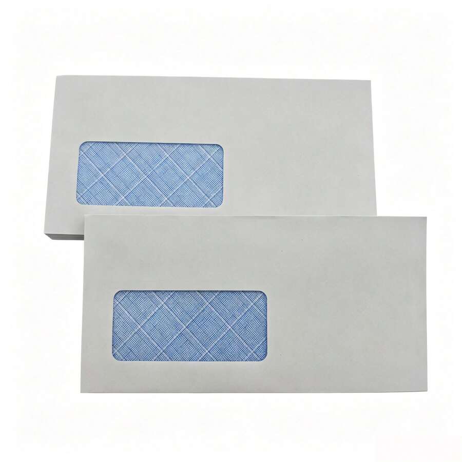 25/50/100 chiếc phong bì tự dính trắng, phong bì bảo vệ thông tin cá nhân với tem dán có thể bóc ra, thích hợp cho các tài liệu mật. - Hình chữ nhật - Xem 1