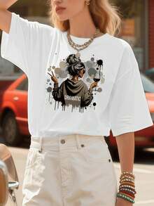 Women T-Shirts - White - View 1