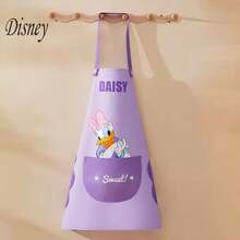 Disney 親膚防水防油透氣可水洗經典卡通圍裙，適用於廚房清潔、家務工作、戶外使用，高品質外觀 - 均碼 - 查看 5