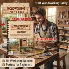 Beginner-Friendly Woodworking Projects Book | Easy DIY Wood Craft Tutorials & Practical Woodworking Plans.Designed Specifically For Novice Woodworkers. Perfect For Friends Who Enjoy Assembling Things. - Carpentry Book - View 2