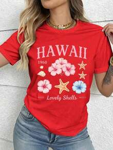 Women T-Shirts - Rot - View 1