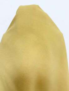 Blusa de manga corta de murciélago de unicolor para mujer, blusas de manga corta - Amarillo 2 - Ver 7
