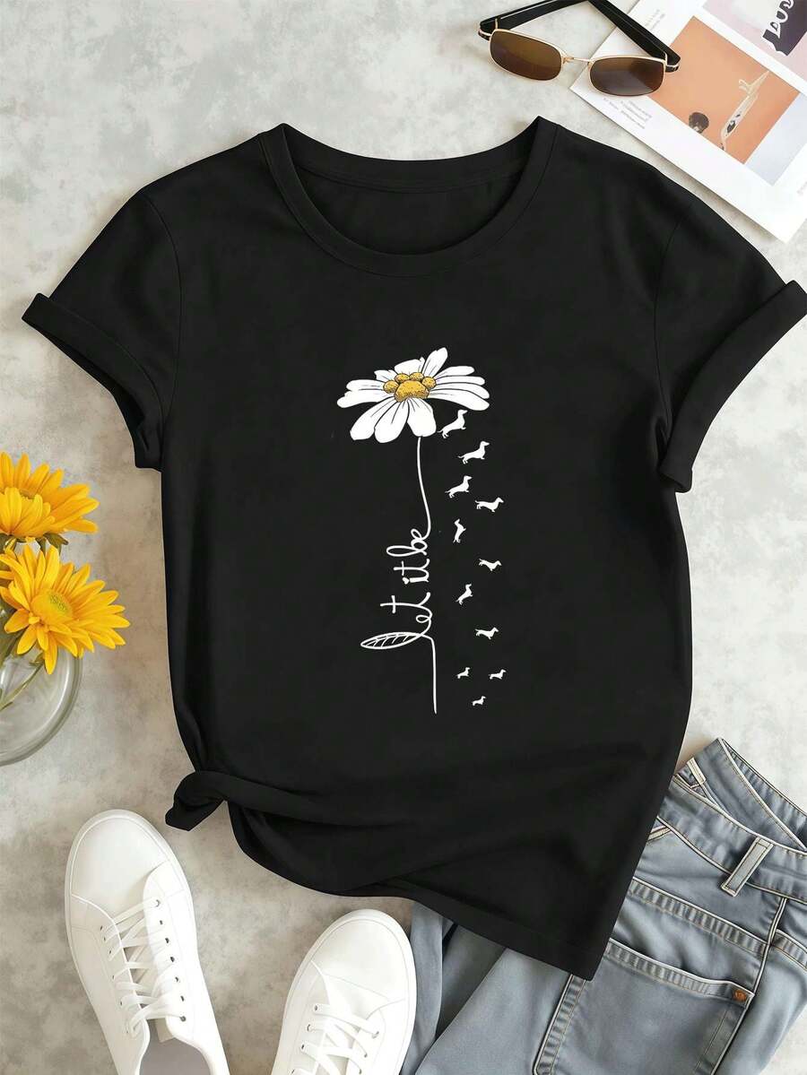 Women T-Shirts - Black - View 1