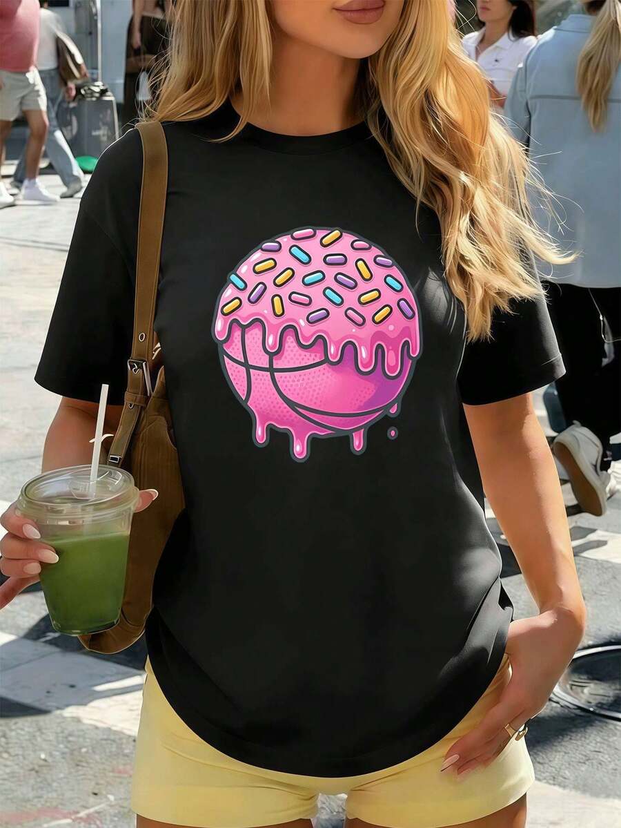 Women T-Shirts - Black - View 1