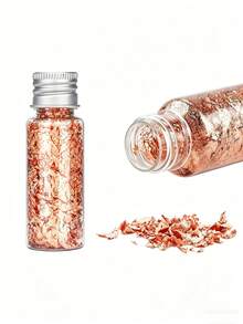 Gold/Silver/Rose Gold Leaf Bottles, Suitable For Decoration, Nail Art, Resin Jewelry Decoration, DIY Filler Material, Applicable For Party, Wedding And Decoration - Multicolor - View 10