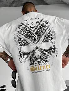 Camiseta unisex% algodón, modelo 2026, lavable aáquina, cómoda para todas las estaciones, adecuada para deportes al aire libre, fiestas en la playa y uso diario, con un diseño novedoso y estilo moderno, ¡tu mejor elección! - Blanco - Ver 1