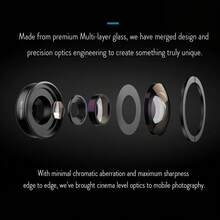 APEXEL 100MM Macro Lens Kit For Smartphones, Professional Macro Photography Lens Accessory For Smartphones, Portable Phone Photography Accessory Compatible With Almost All Mobile Phones - A - View 9