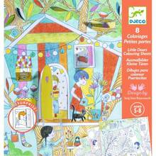 DJECO ジェコ カラーリング サプライズ ニーナズテント ぬりえ 塗り絵 仕掛け お絵かきセット 5歳 6歳 7歳 8歳 9歳 男の子 女の子 入学祝い 小学生 プレゼント ギフト おもちゃ 子供 キッズ 誕生日 運動会 ハロウィン 秋の夜長 DJ09683 - 写真の通り - チェックする 6
