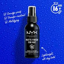 NYX 持久定妆喷雾哑光妆容 6.08 盎司/180 毫升 控油 轻盈 持久 舒适 无油光 女友 妻子 母亲 朋友 生日 毕业派对 旅行 露营 户外 学校 校园旅行 节日 夏季 秋季 万圣节 夏季精选 夏季必备品 夏季经典 哑光妆容 少即是多 简约时尚 - 霧面的 - 查看 2