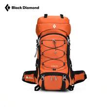 户外徒步背包 48L，男女通用战术户外旅行背包 - 橘色 - 查看 5
