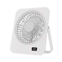 1件超靜音迷你桌面風扇，強風便攜式壁掛風扇，USB充電薄型冷卻風扇，長續航，適用室內外 - A - 查看 16