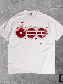 Vintage  Cotton Graphic Tee Women-Shirt,Arirang World 2026,  Shirt, Bangtan Concert Fan Tee,  Lover Shirt, Korean Fan Graphic Tee - trắng - Xem 1
