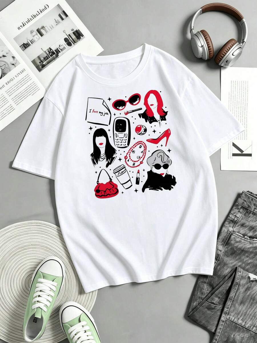 Women T-Shirts - White - View 1