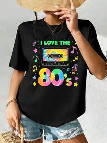 Women T-Shirts - Black - View 2