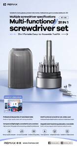 Bộ dụng cụ cầm tay REMAX 31 trong 1 dễ lắp ráp RT-06 - xám - Xem 2