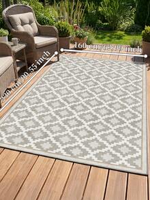 1pc 850gsm Crystal Velvet Area Rug, Non-Slip Indoor Outdoor Carpet, Soft Floor Mat For Garden, Courtyard, Porch, Doorway, Deck, Balcony, Backyard, Home Decor - A - View 15