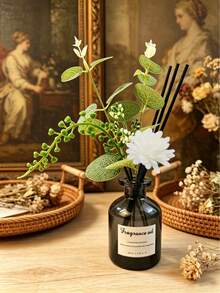 1 Bottle 120ml Flameless Essential Oil, Fresh Air Reed Diffuser Suitable For Bedroom, Living Room And Bathroom - one-size - View 4