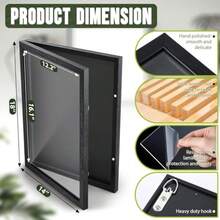 Desktop Storage & Display Box - Negro - View 3