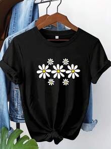 Women T-Shirts - Black - View 1