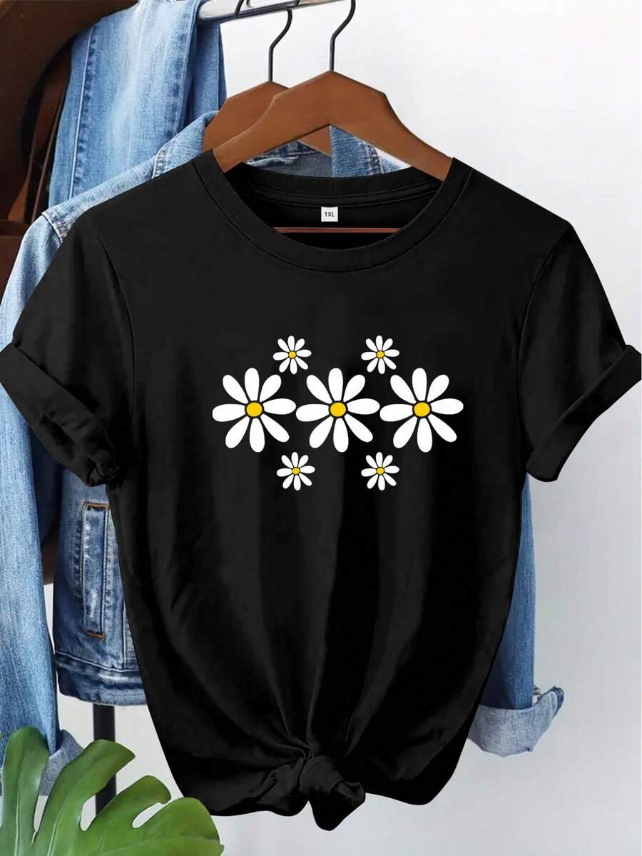 Women T-Shirts - Black - View 1