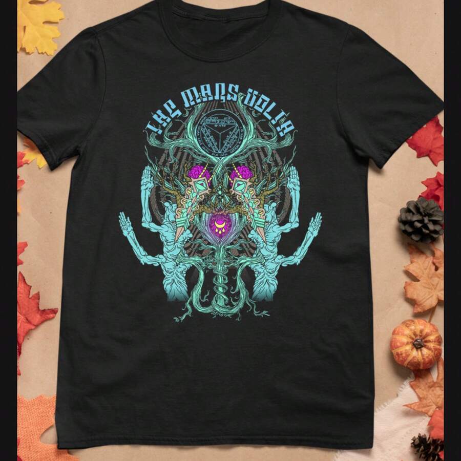 The Mars Volta Band Comfortable Outdoor T Shirt. - Black - View 1