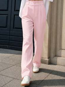 MODA MO, REF: 505 Women's Dress Pants, High Waist, Casual, Sophisticated, Elegant, Modern, Casual, Blogger, Striped, Refined Look, Comfortable, Summer  3.3. - 粉色 - 查看 2