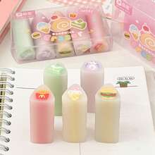 Bộ 10/5/1 cục tẩy hình thức ăn cầu vồng Kawaii, bộ 5 cục tẩy hình món tráng miệng ngọt ngào, đồ dùng văn phòng phẩm bằng cao su mềm cho trường học và phần thưởng trong lớp học. - Tẩy thức ăn - Xem 2
