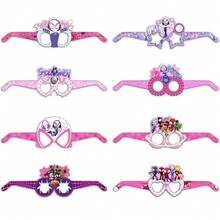 8 chiếc kính giấy hình Người Nhện dễ thương của Disney Marvel, phụ kiện hóa trang siêu anh hùng, kính mặt nạ trang trí quà tặng sinh nhật (Kiểu ngẫu nhiên) - A - Xem 4