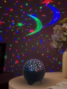 [RGB Magic Ball Light] LED Starry Sky Projector, USB Powered, Color Changeable, Suitable For Home, Living Room And Bedroom Decor, Ideal For Creating Atmosphere For Dates, Holidays, Birthday Parties, Perfect Gift For Friends - Multi-color light - View 3